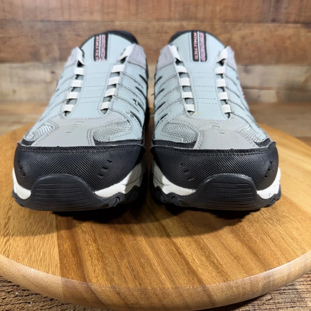 Skechers Shoes Mens 11 Grey Black Slip-ins Afterburn M. Fit Ridgeburn 237563